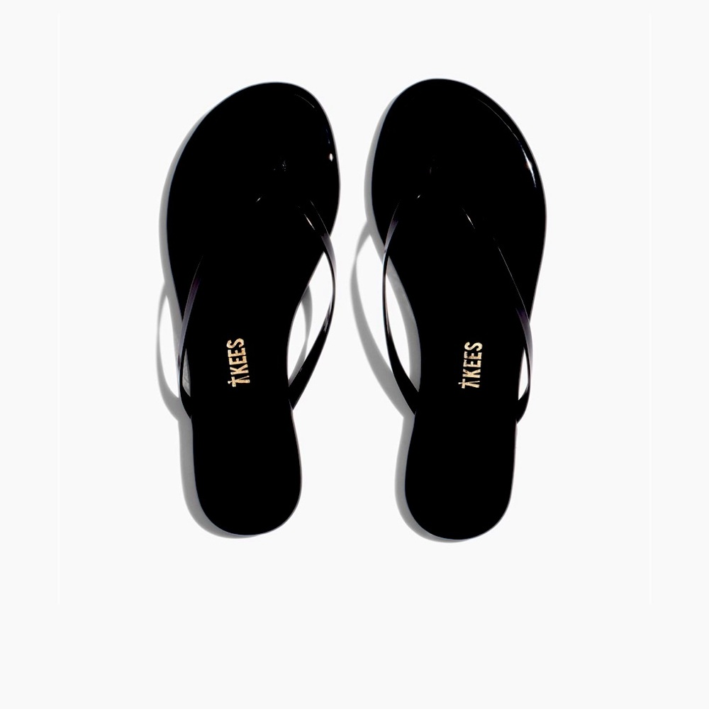 TKEES NEW PATENT BLACK LILY